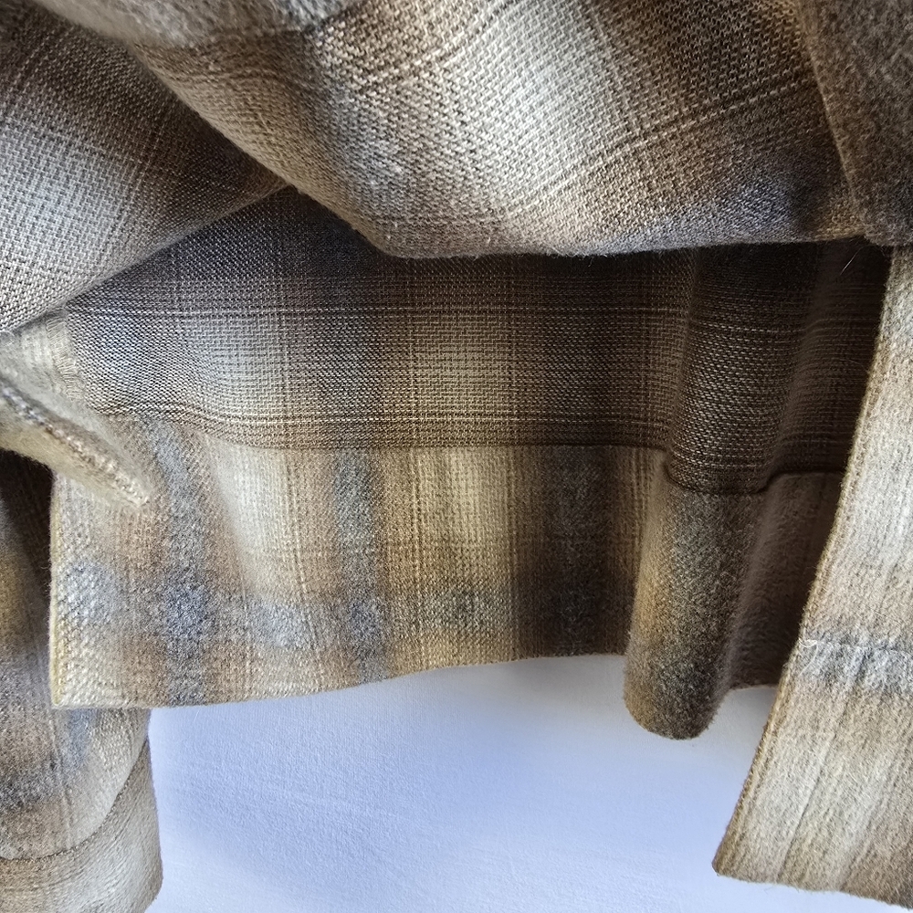 Vintage Wool Plaid Shacket - Picture 7 of 11